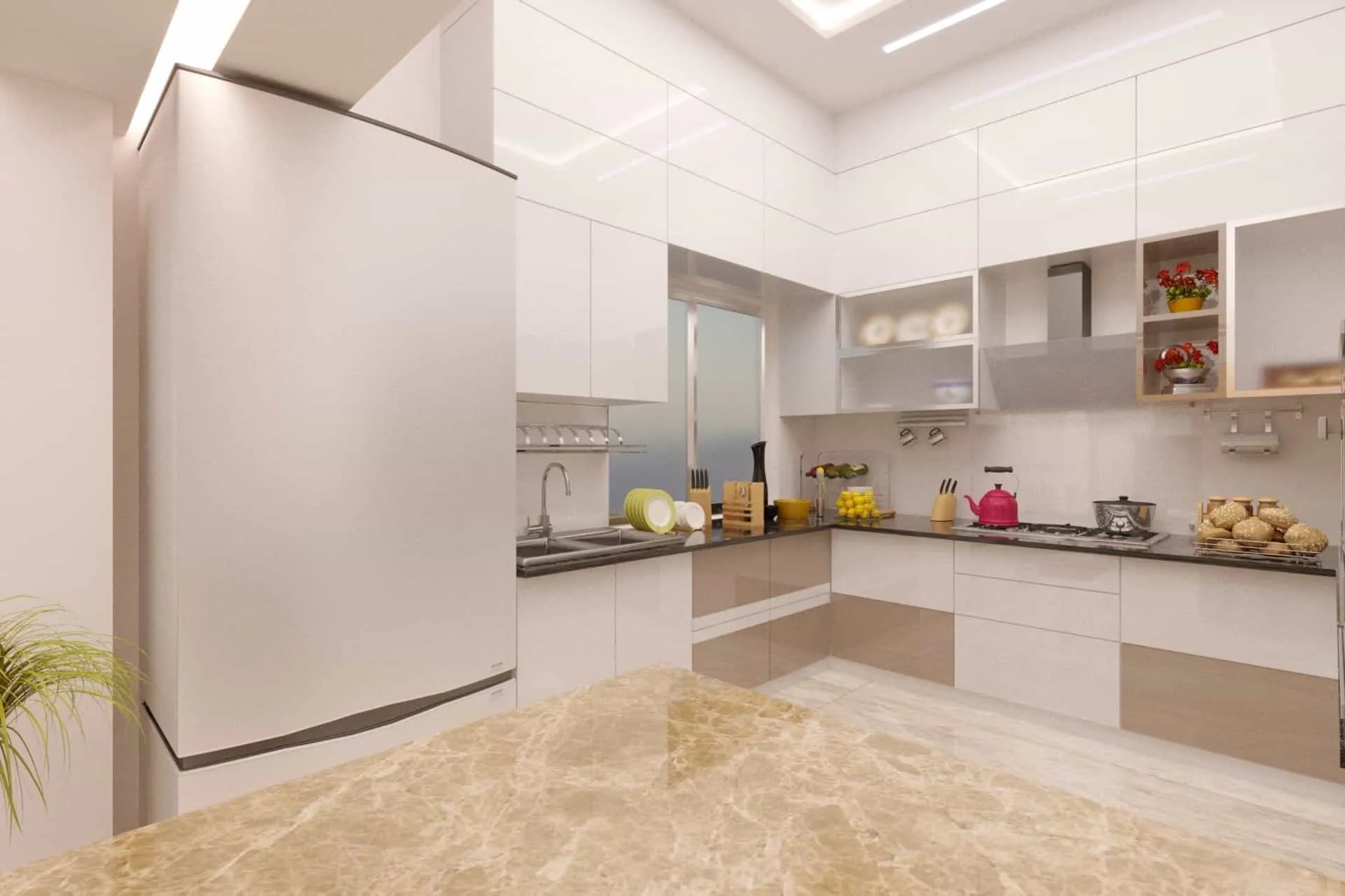 Modern kitchen interior