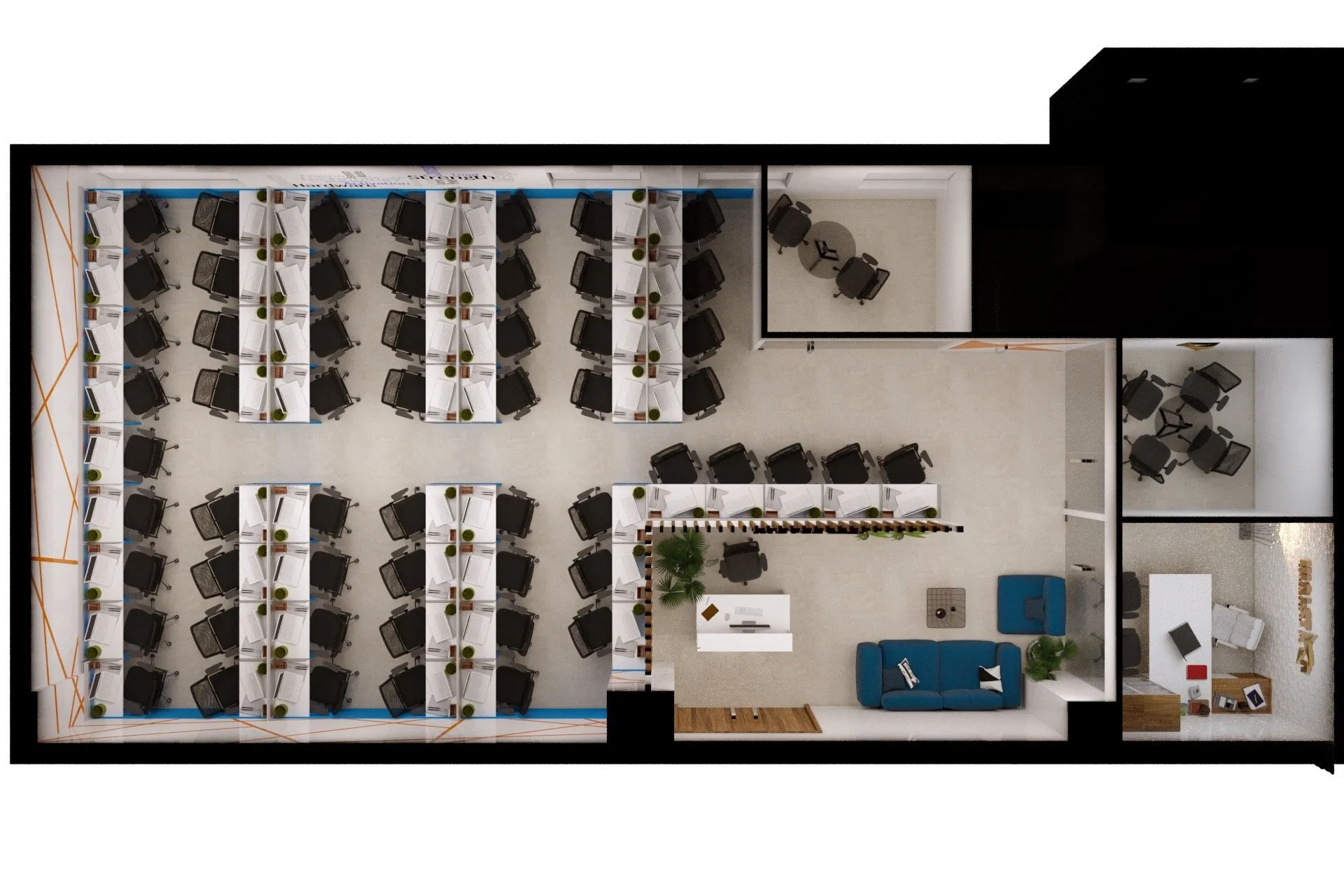 Space Planning by Dreamwork Interioo